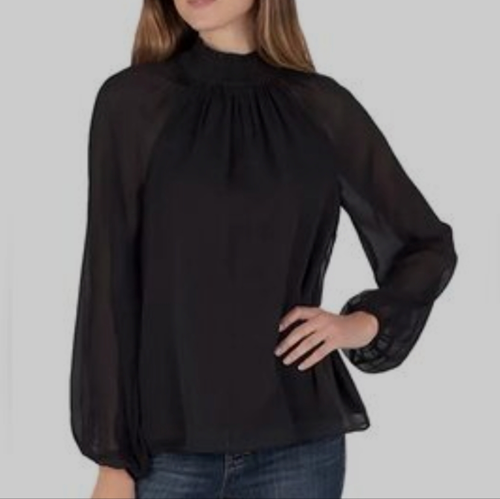 Joie Long Sleeve Smocked Top